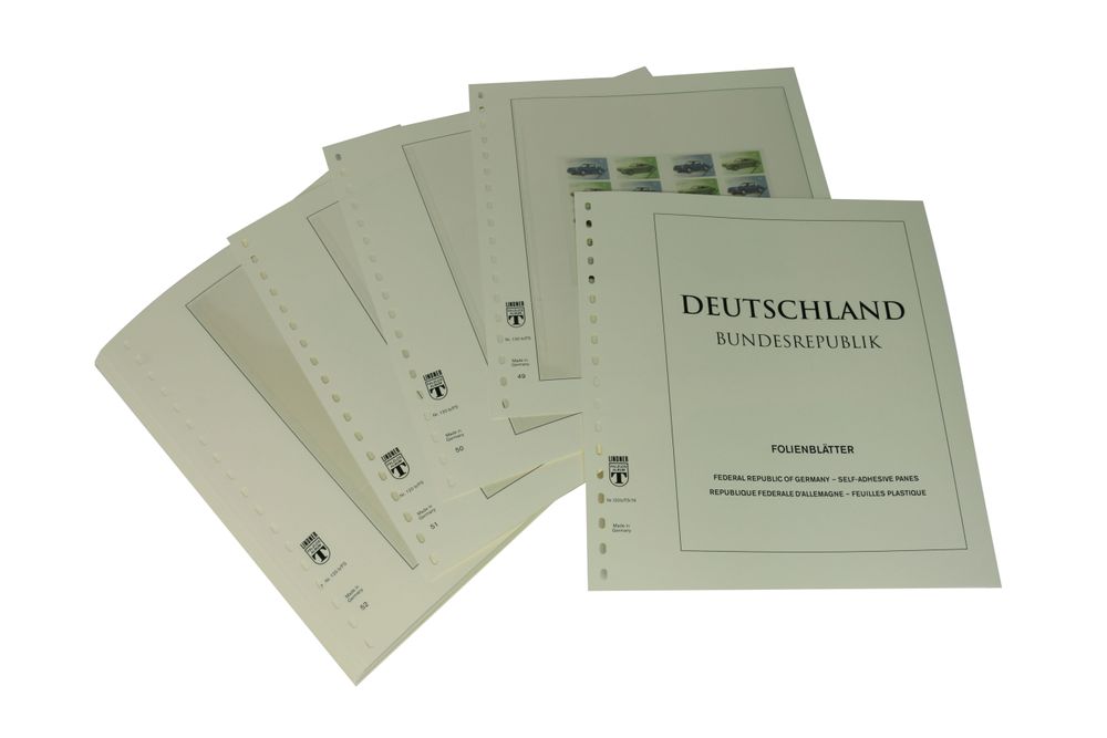 Allemagne Feuilles plastiques - Feuilles pré-imprimées Année 2016-2020