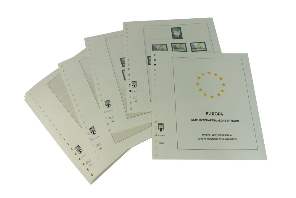 Europe - Zones spéciales CEPT - Emissions communes Pays CEE - Feuilles pré-imprimées Année 2020-2023