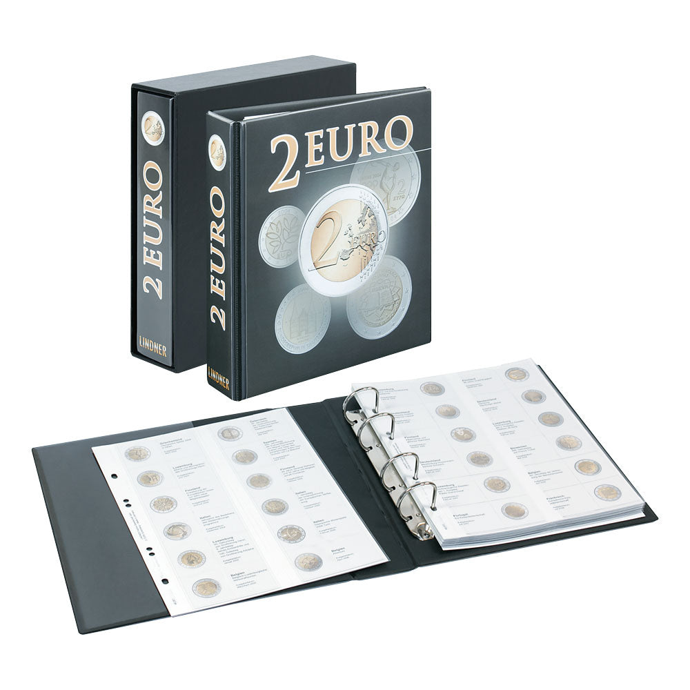 PUBLICA M - Album pré-imprimé 2 Euro, Tome 2 (chronologique à partir d'Italie 2015) avec boîtier de protection