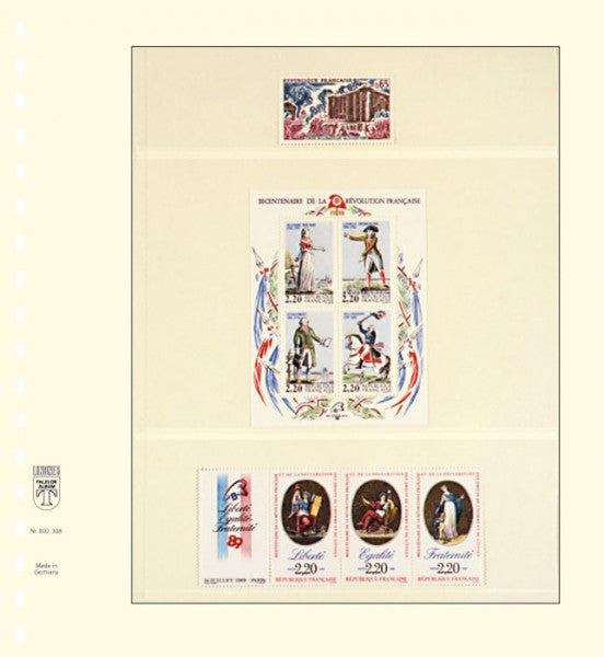 Feuilles neutres-T à 3 poches: 66 mm - paquet de 10