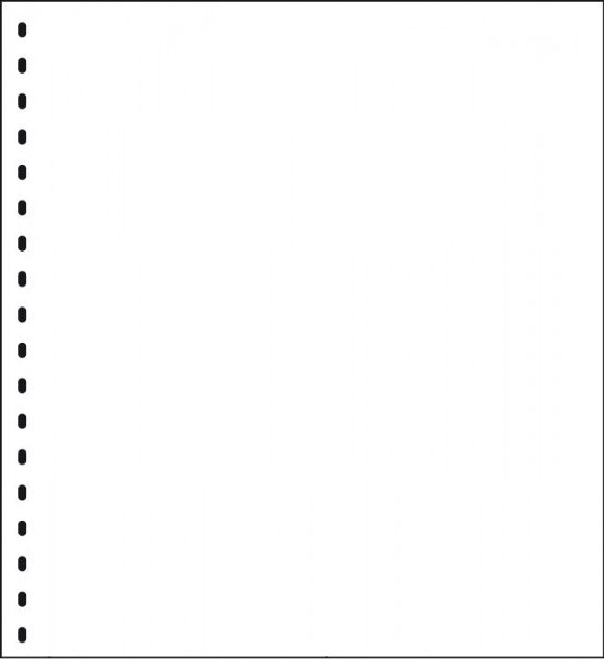 Gaines de protection avec perforation 18 trous pour feuilles format LINDNER 272 mm x 296 mmm, paquet de 10