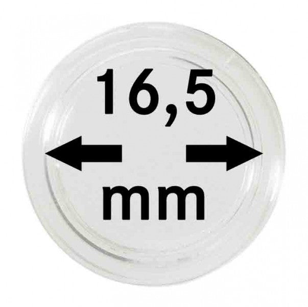 Capsules monnaies Ø intérieur 16,5 mm – Paquet de 100