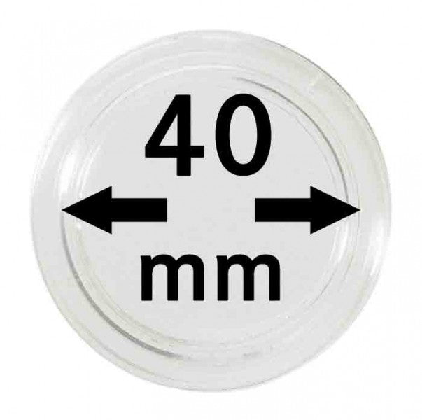 Capsules monnaies Ø intérieur 40 mm – Paquet de 100