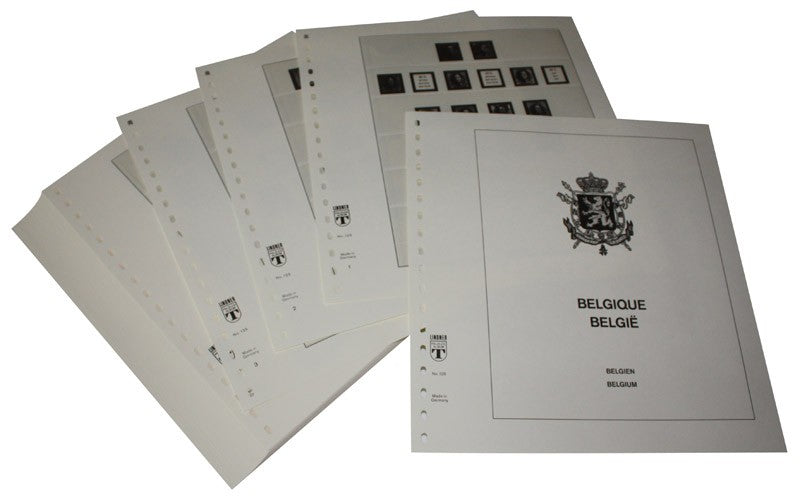 Belgique - Feuilles pré-imprimées Année 1849-1939