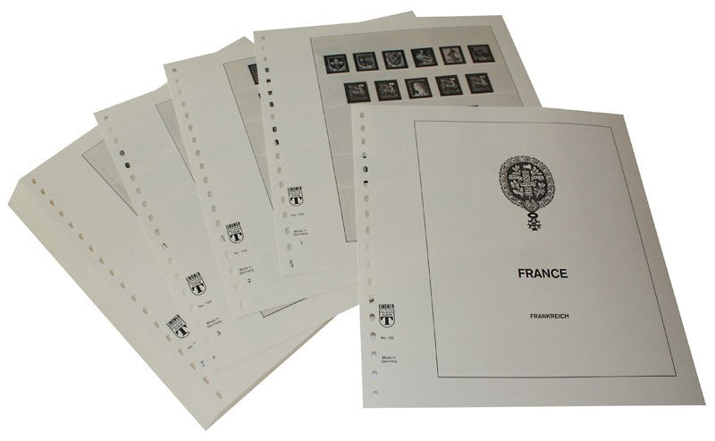 France - Feuilles pré-imprimées Année 1960-1971