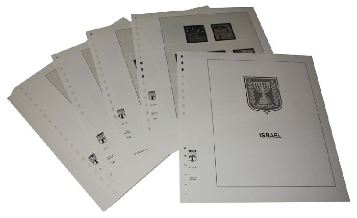 Israël avec tabs et blocs - Feuilles pré-imprimées Année 2009-2013