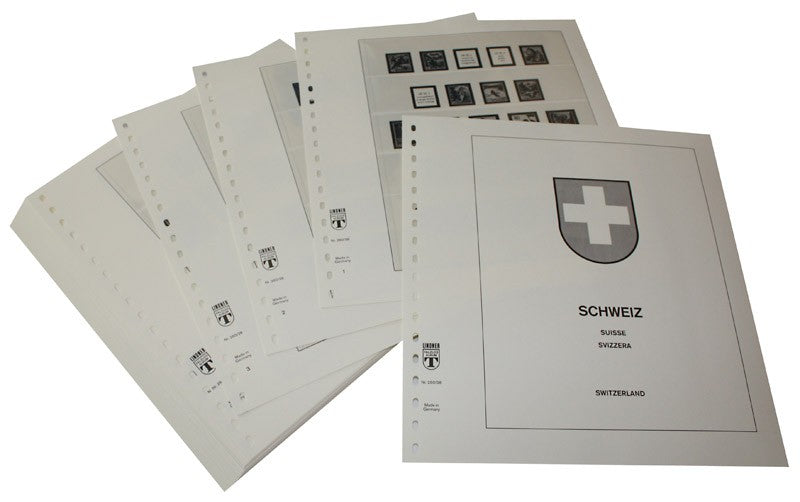 Suisse sans Bureaux internationaux - Feuilles pré-imprimées Année 1938-1959