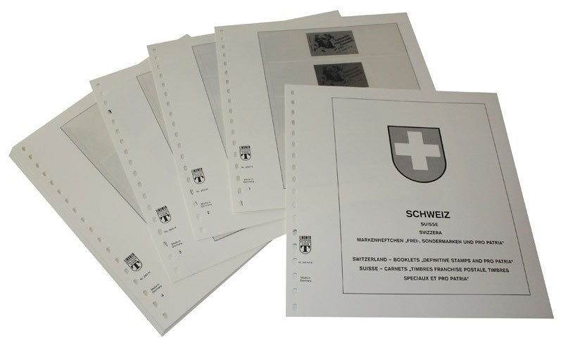 Suisse Carnets à valeur libre, timbres spéciaux et "Pro Patria" - Feuilles pré-imprimées Année 1979-2024