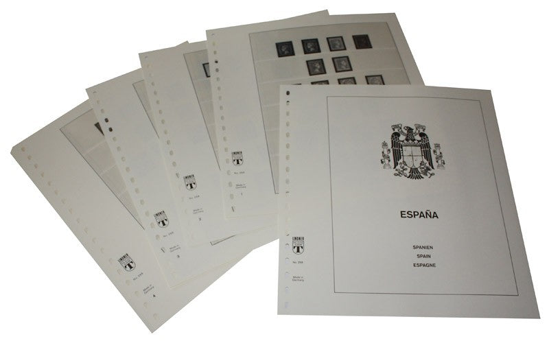 Espagne - Feuilles pré-imprimées Année 1850-1882