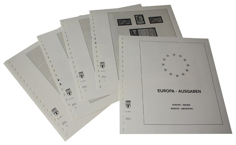 Europe - Zones spéciales - Précurseurs & NORD - Feuilles pré-imprimées Année 1990-1992