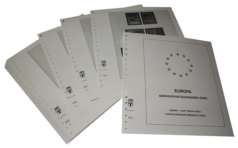 Europe - Zones spéciales CEPT - Emissions communes Pays CEE - Feuilles pré-imprimées Année 1993-1999