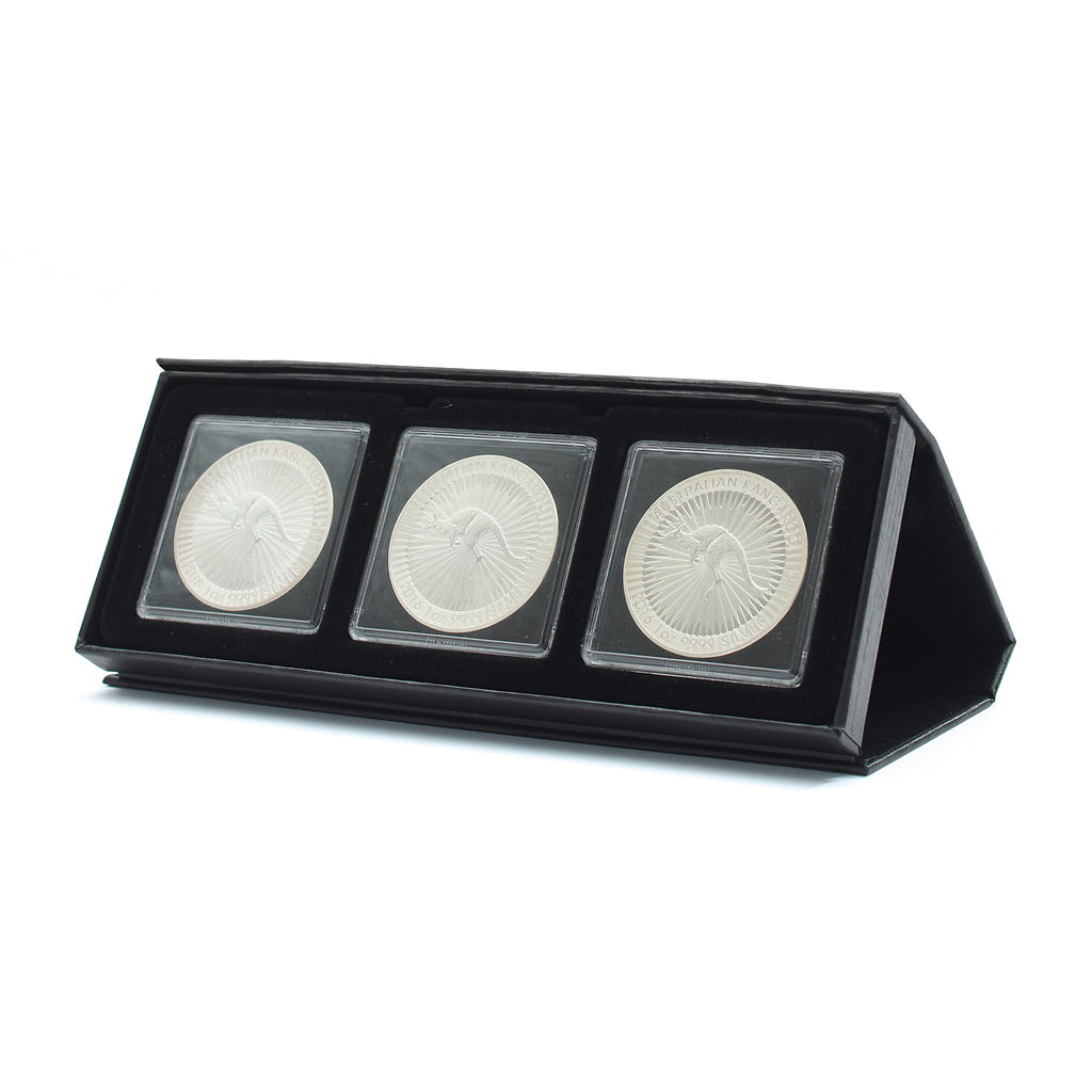 Airbox Ecrin avec fonction de présentation pour 3 capsules Quadrum, noir