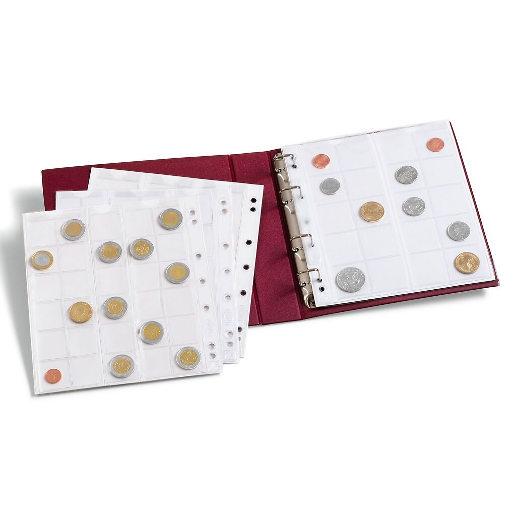 Album numismatique NUMIS, avec étui de protection plus 5 pochettes incluses