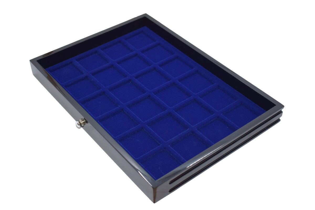 Tiroir 24 compartiments de 45 x 45 mm : n° 5947-2 hauteur 25 mm