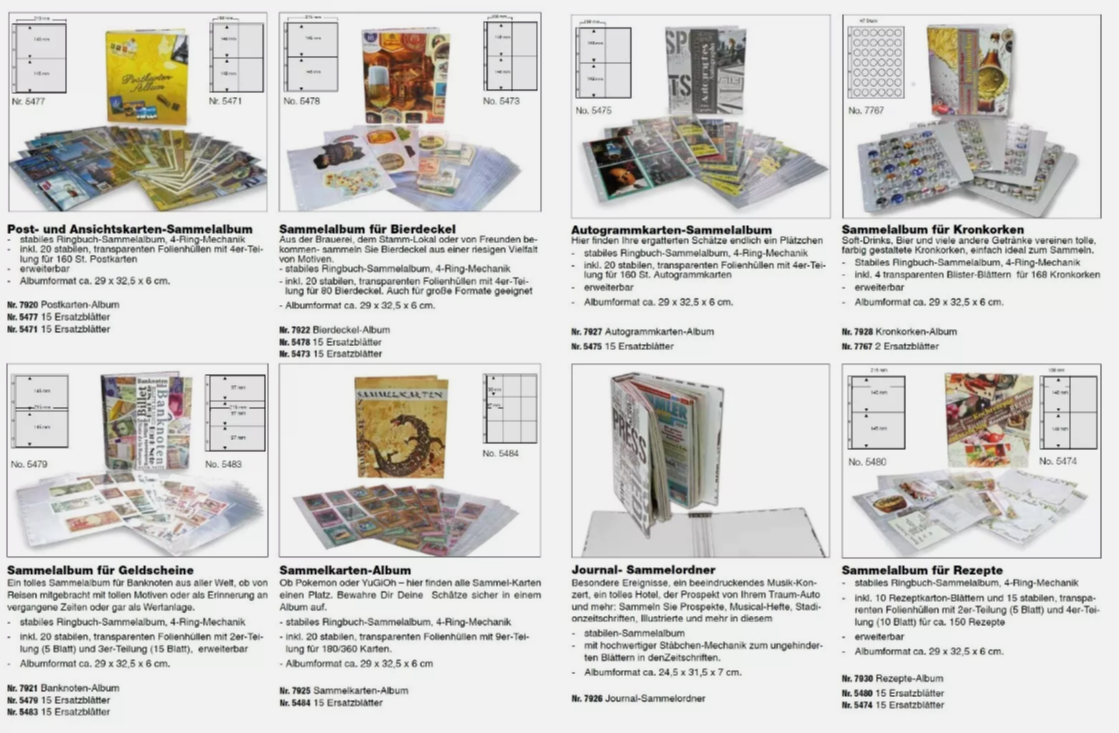 Album de cartes postales Design n° 7920