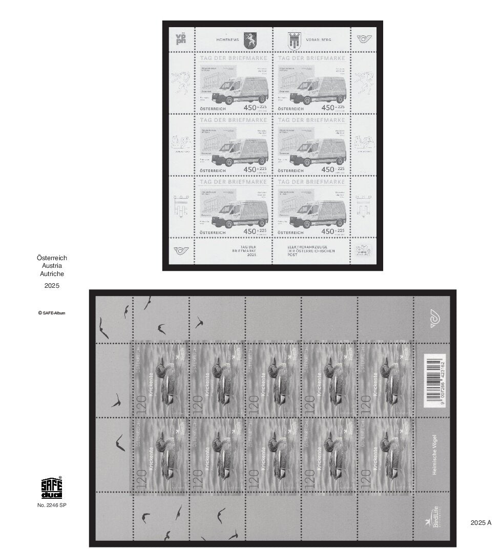 Autriche petits blocs 2025 SAFE dual