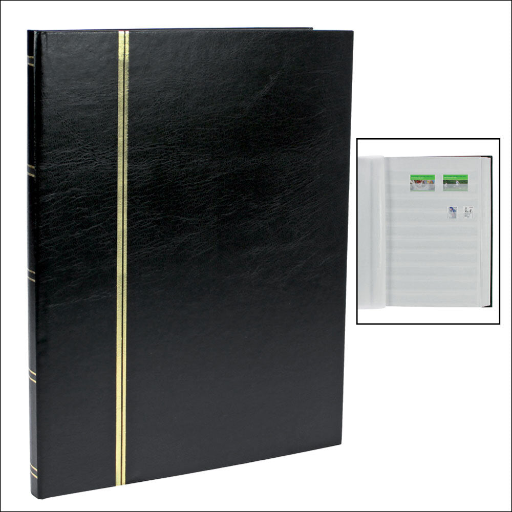 Album à pochettes avec 16 pages blanches – Noir
