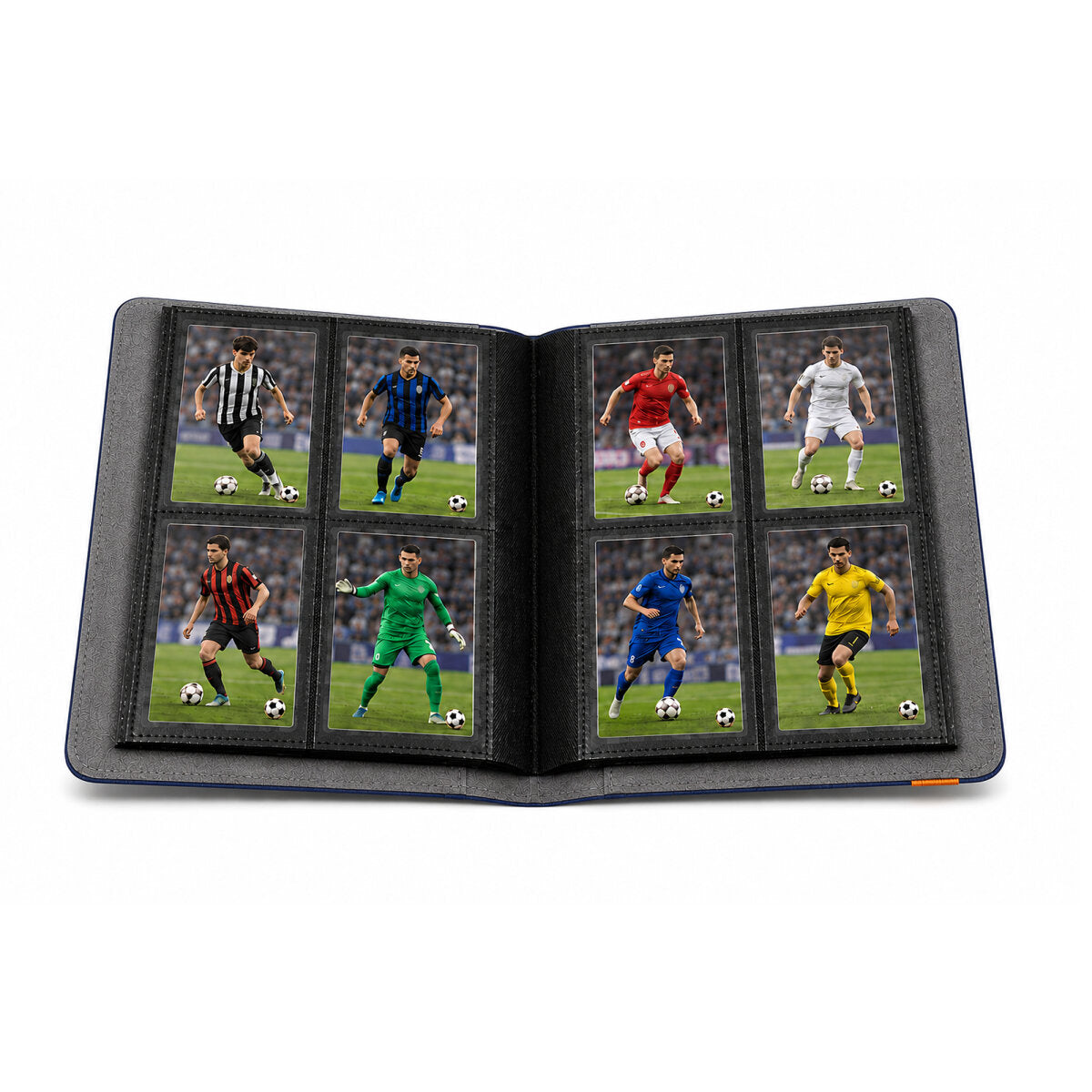 Album de collection « Color 2 x 2 » bleu pour cartes à collectionner