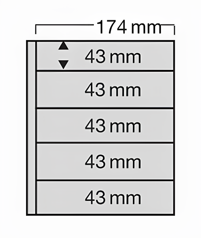 Feuille spéciale compacte n° 7879 avec 5 bandes