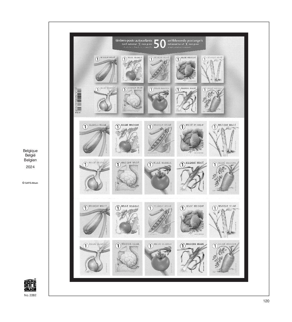 Belgique Carnet 2024 SAFE dual
