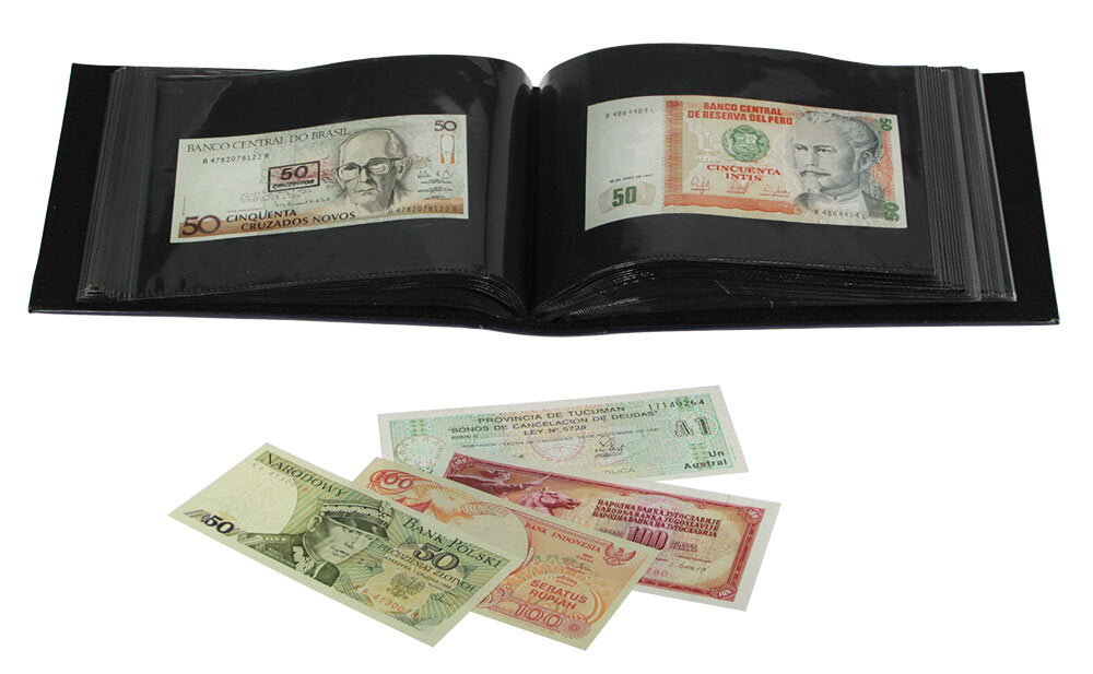 Album de collection de billets : n° 4139 bleu