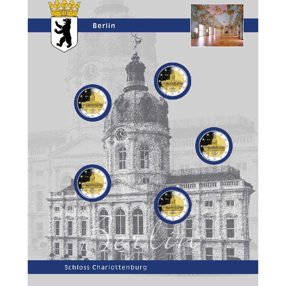 TOPset Feuille unique 2 Euro Berlin