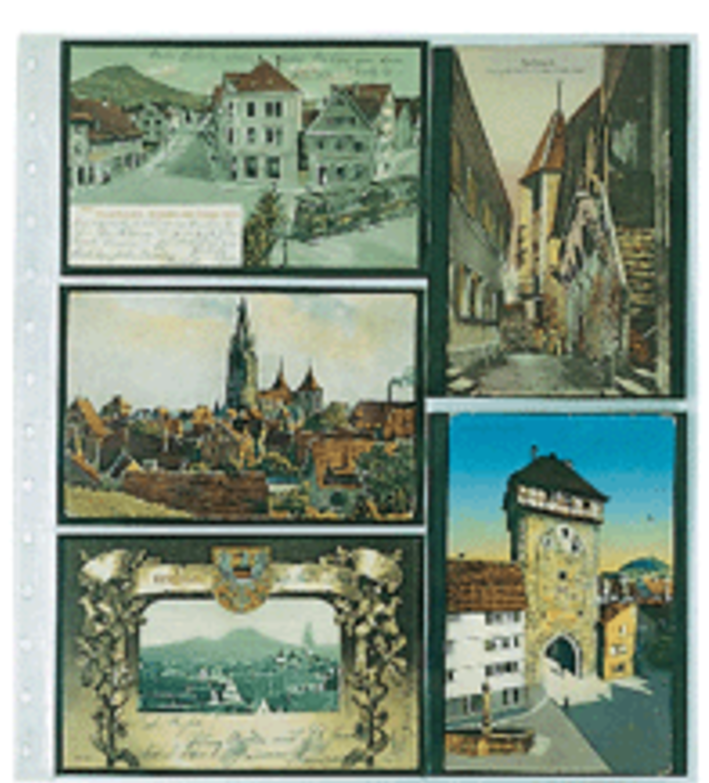 Feuilles de cartes postales pour classeurs Favorit