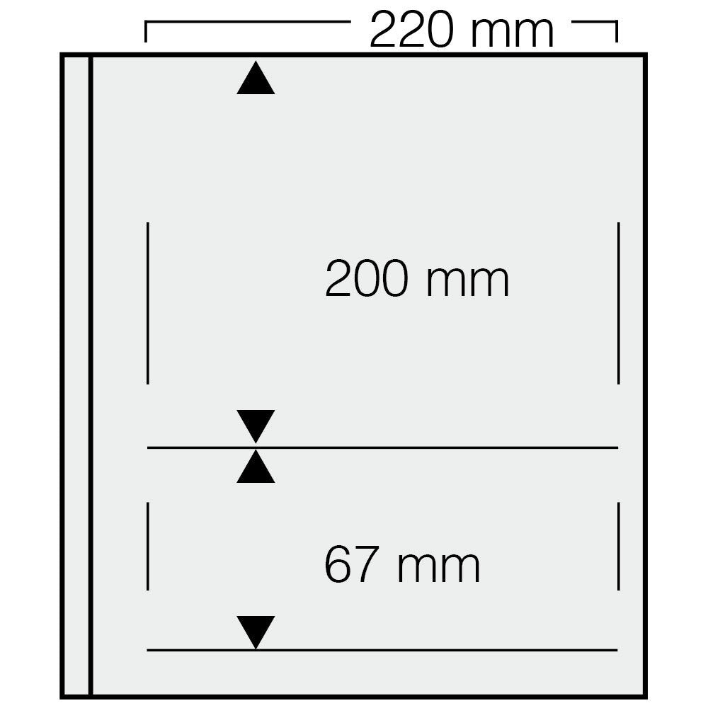 Feuilles de protection n° 661 dual vierge
