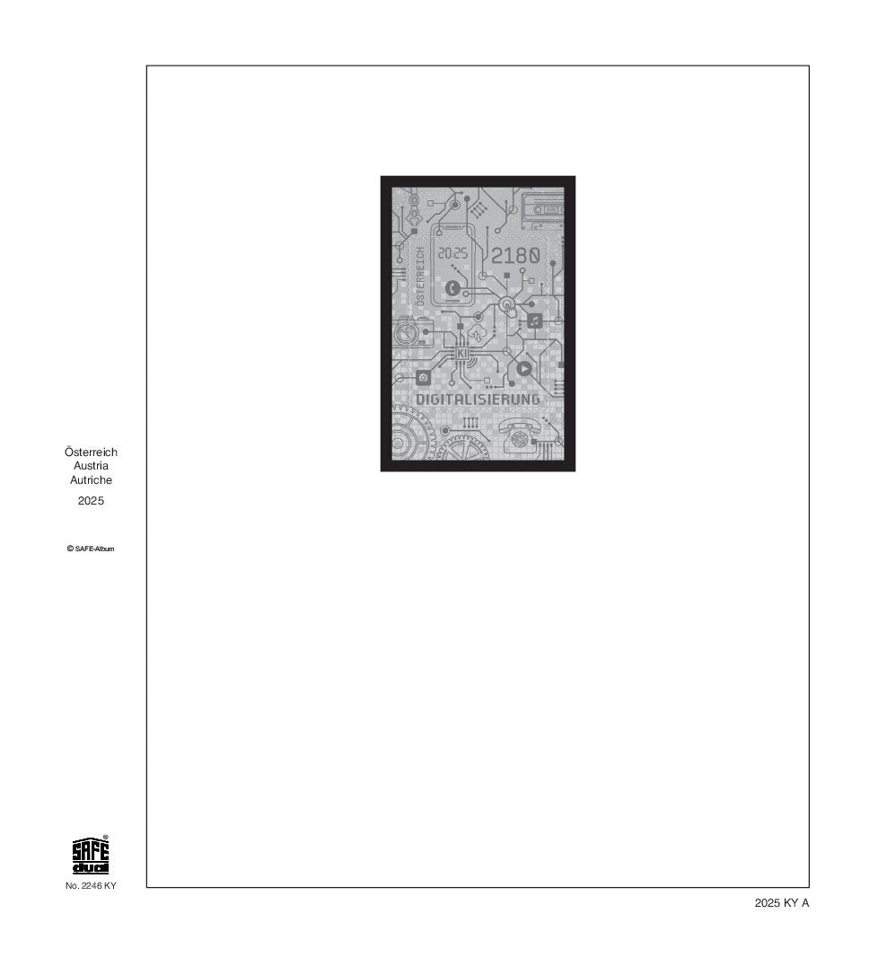 Autriche timbres crypto 2025 A SAFE dual