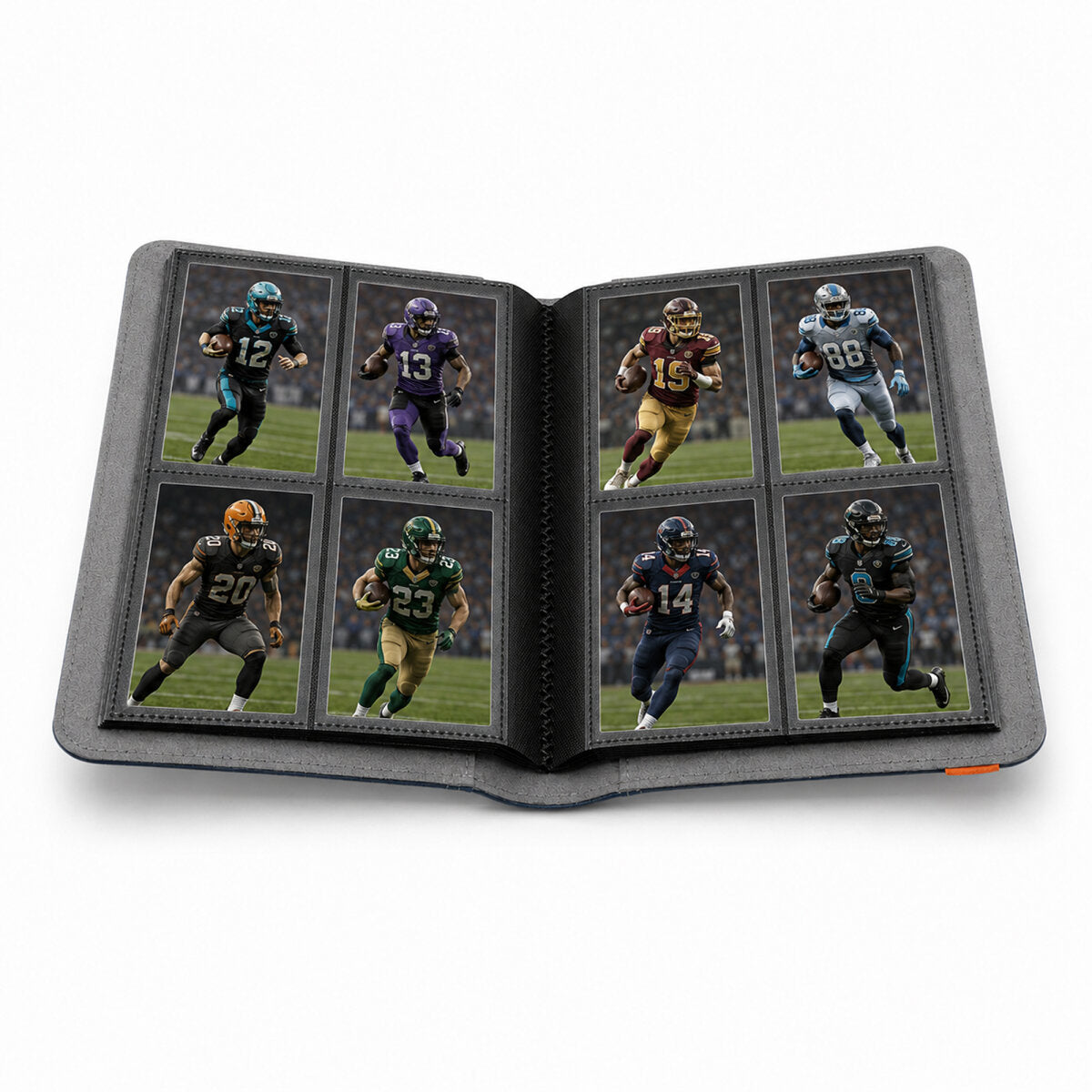 Album de cartes à collectionner de football américain « Color 2x2 » rouge