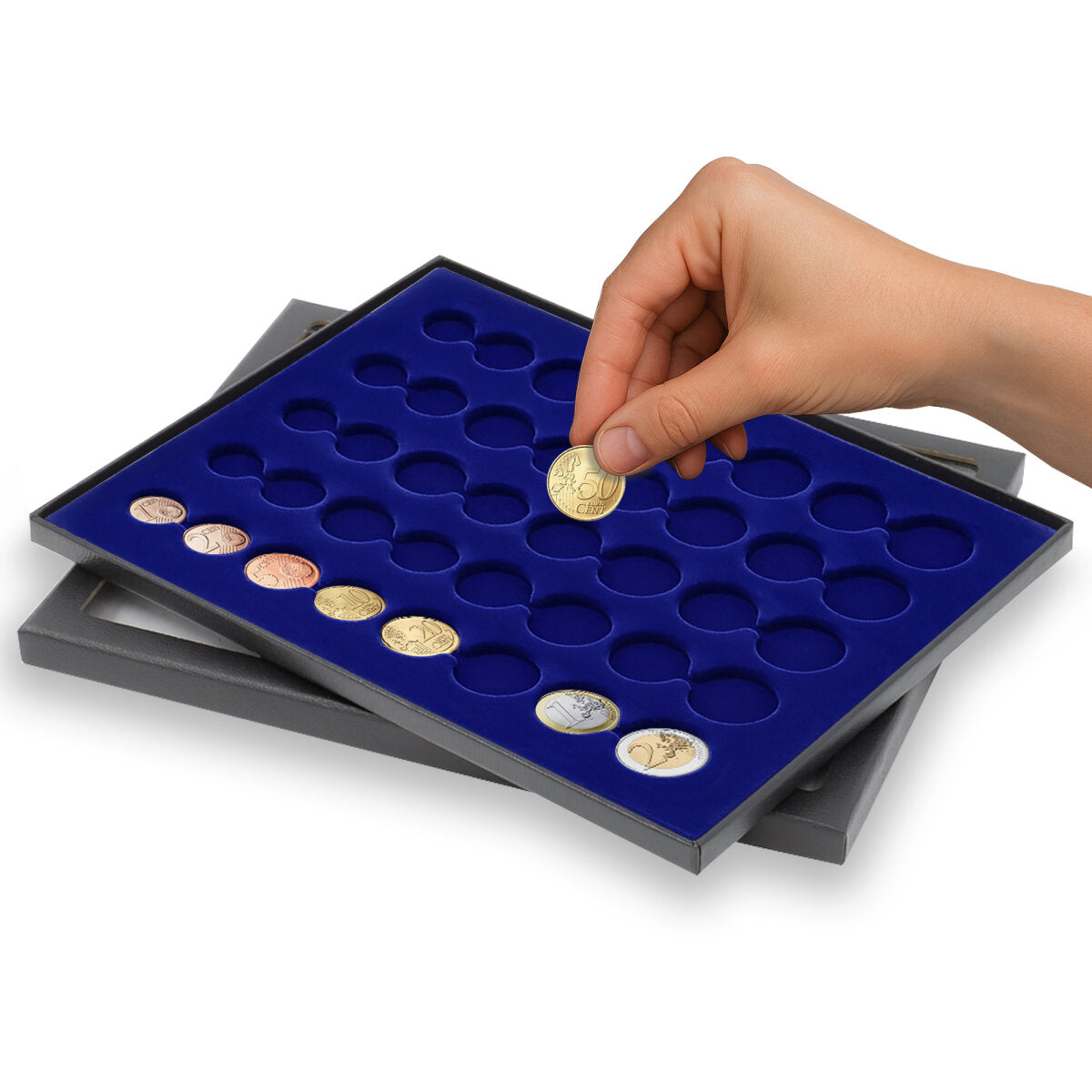 COIN Box n° 8340 pour 5 séries euro complètes, sans capsules