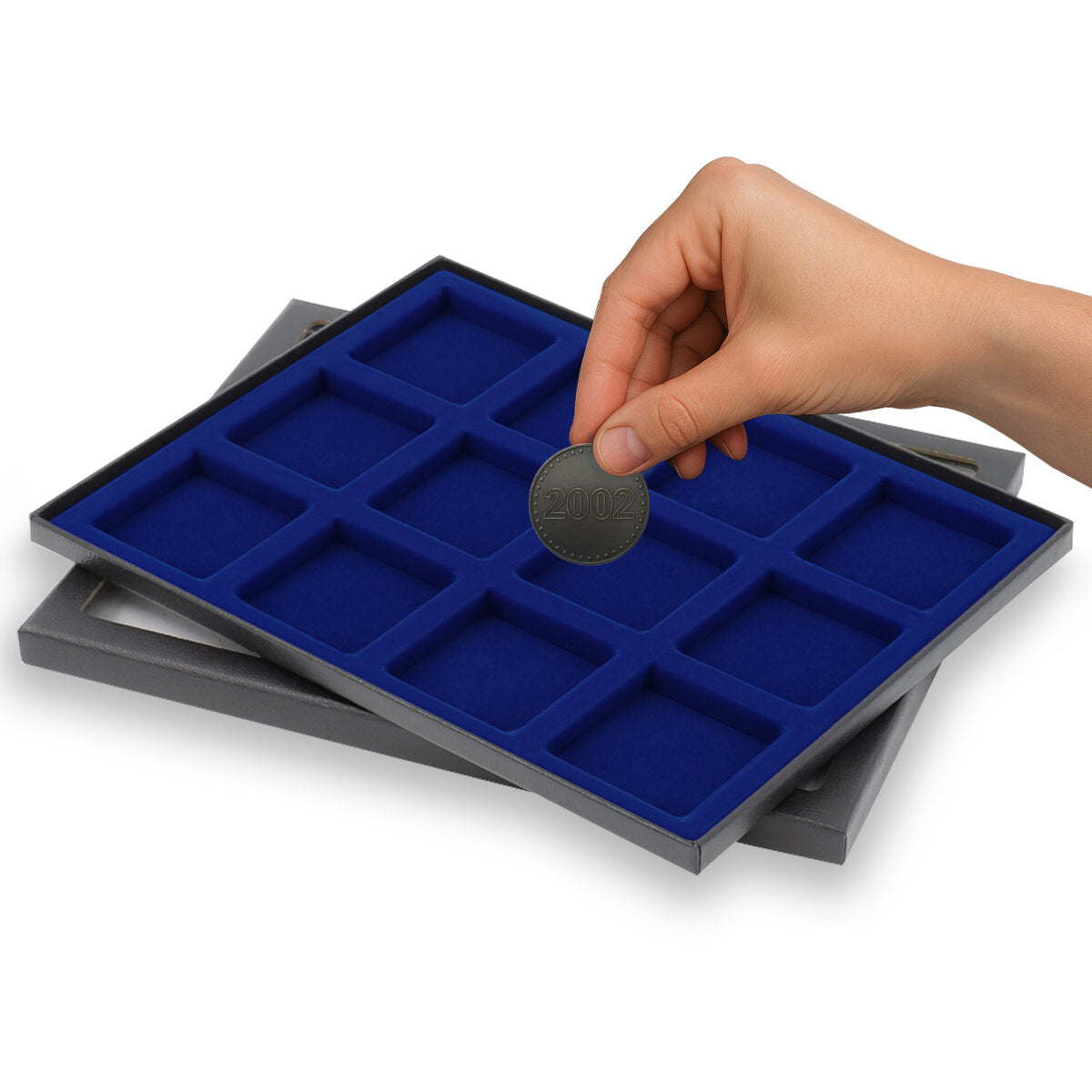 COIN Box n° 8345 12 x 45 mm Ø, (quadratisch)
