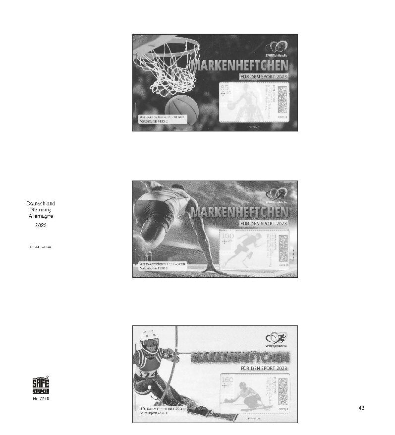 BRD Sporthilfe-carnet de marques 2023 SAFE dual
