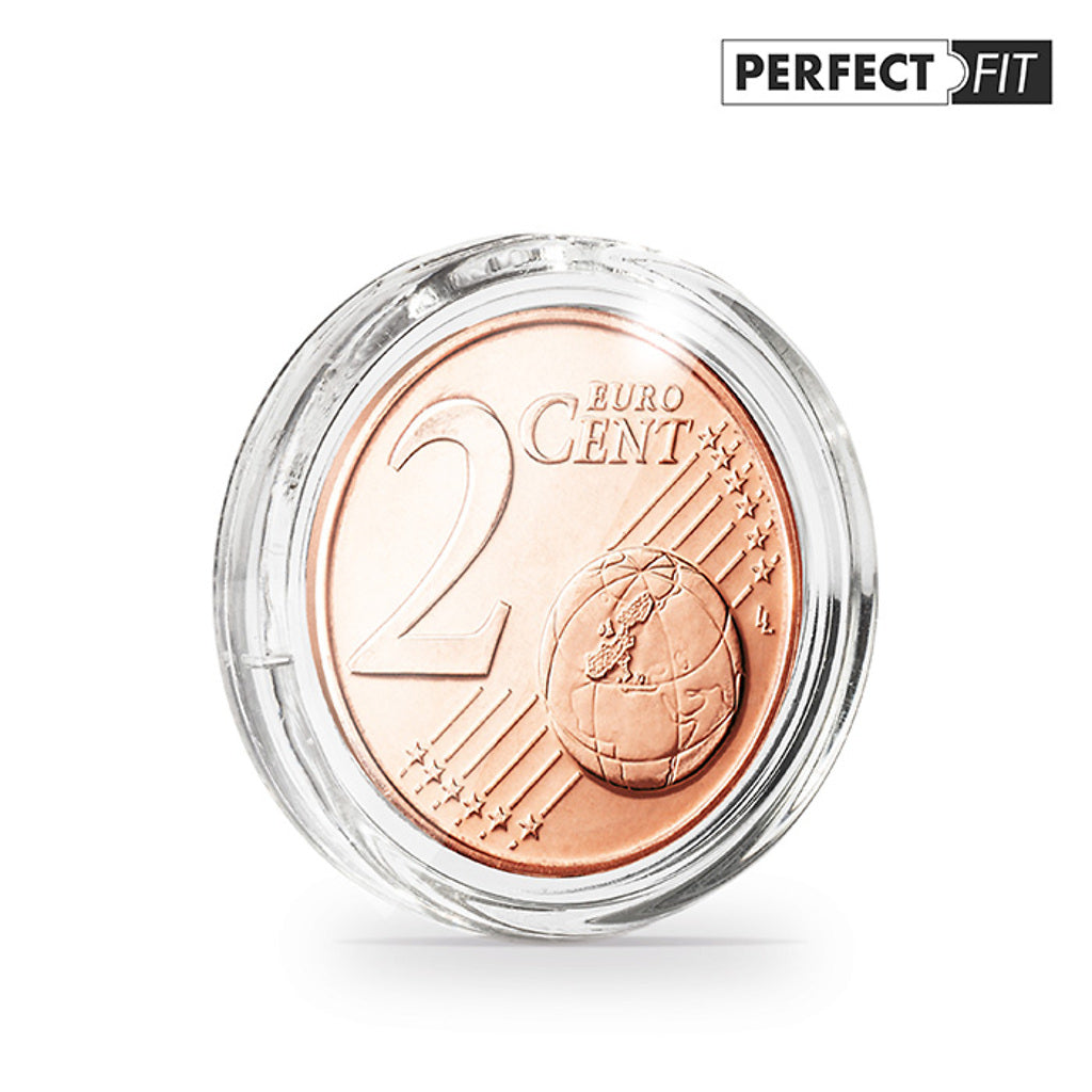 Capsules Ultra Perfect Fit pour 2 Euro-Cent (18,75 mm – Paquet de 100
