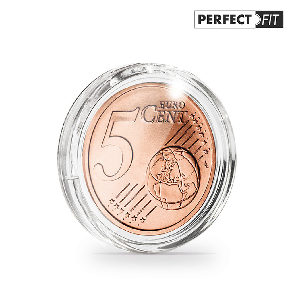 Capsules Ultra Perfect Fit pour 5 Euro-Cent (21,25 mm), paquet de 100