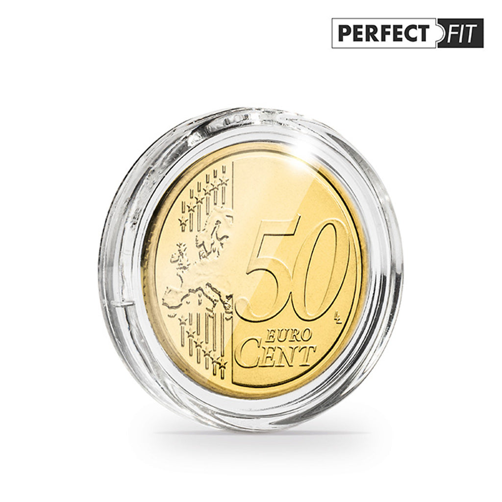 Capsules Ultra Perfect Fit pour 50 Euro-Cent (24,25 mm – Paquet de 100