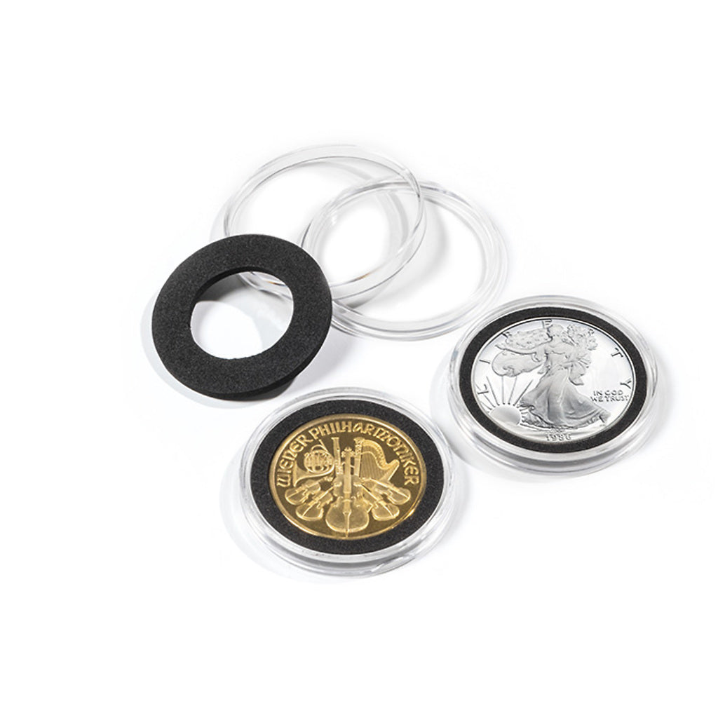 capsules UNI GRIPS ULTRA L pour pièces de monnaie de diamètre intérieur 36 mm paquet de 100
