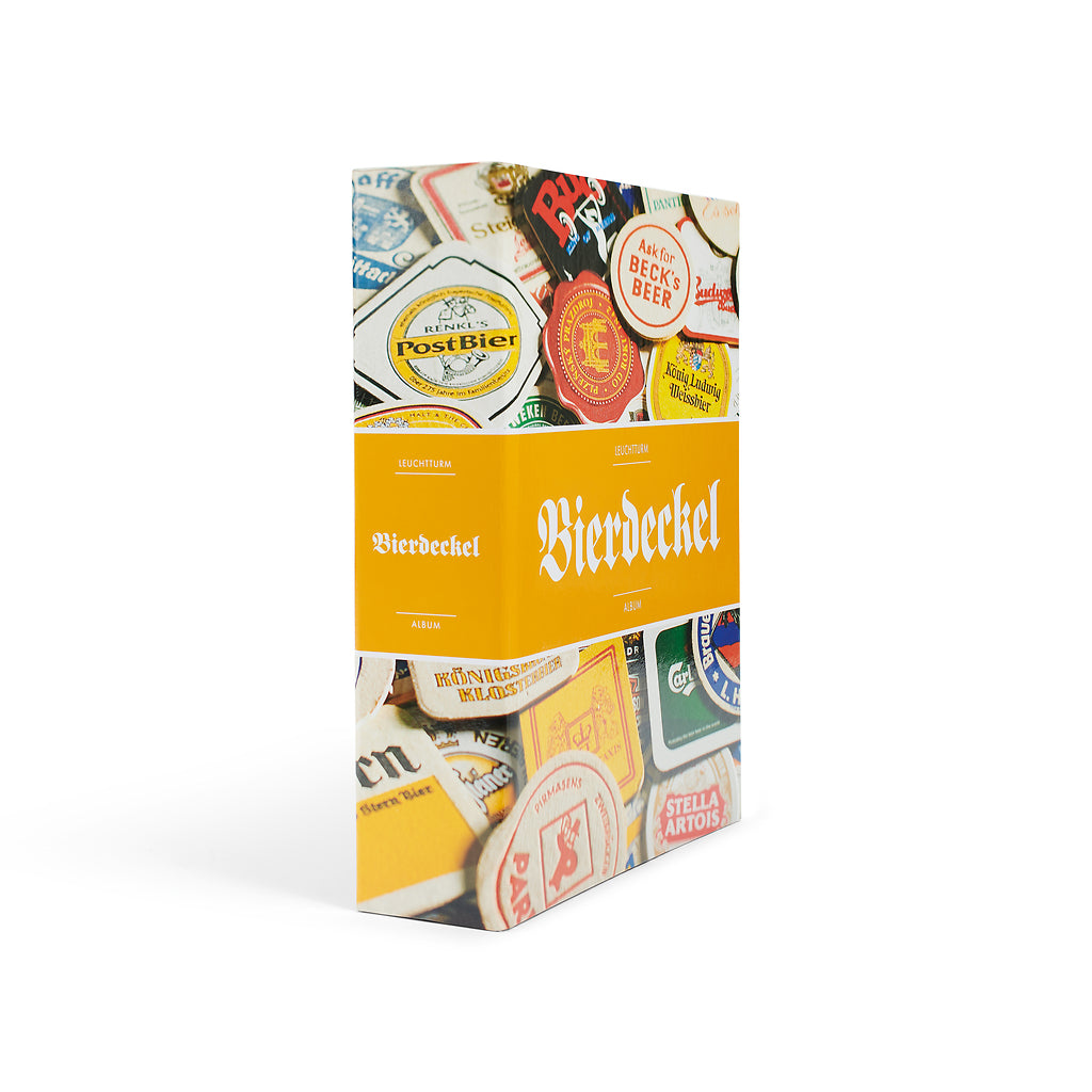 Grande reliure à anneaux pour sous-bocks, y compris 15 pochettes transparentes