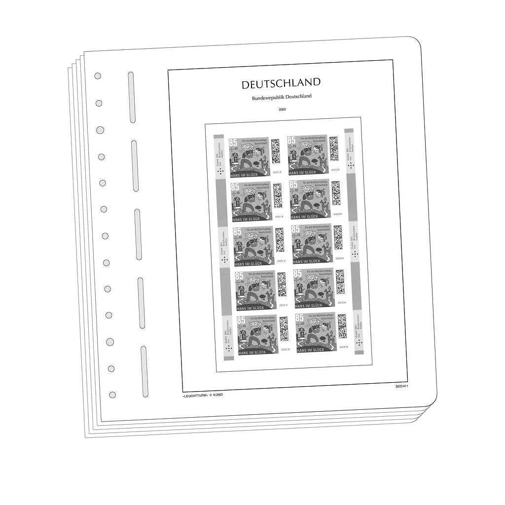 Leuchtturm feuil. compl. SF RFA carnet de timbres 2023