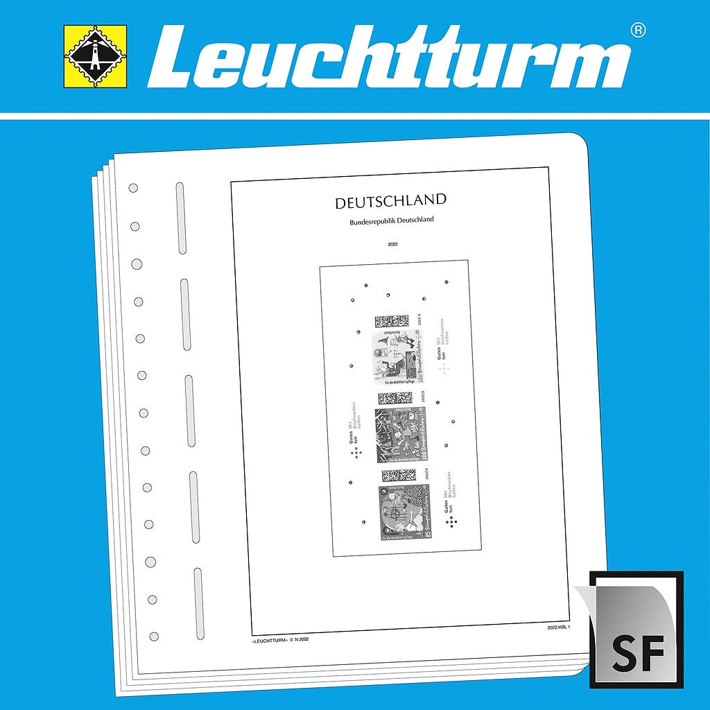 Leuchtturm feuil. compl. SF RFA feuillets de cahier 2022