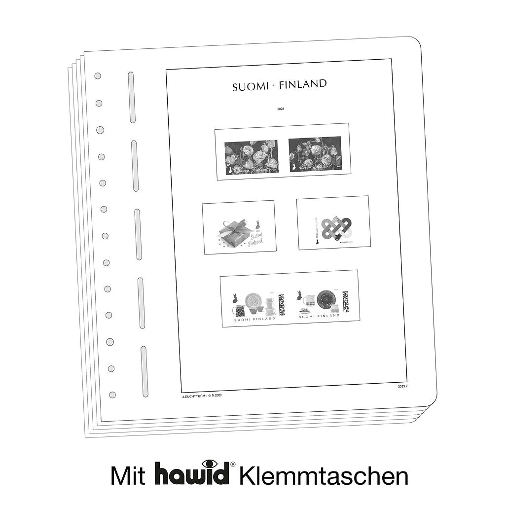 Leuchtturm feuilles complémentaires Finlande 2022