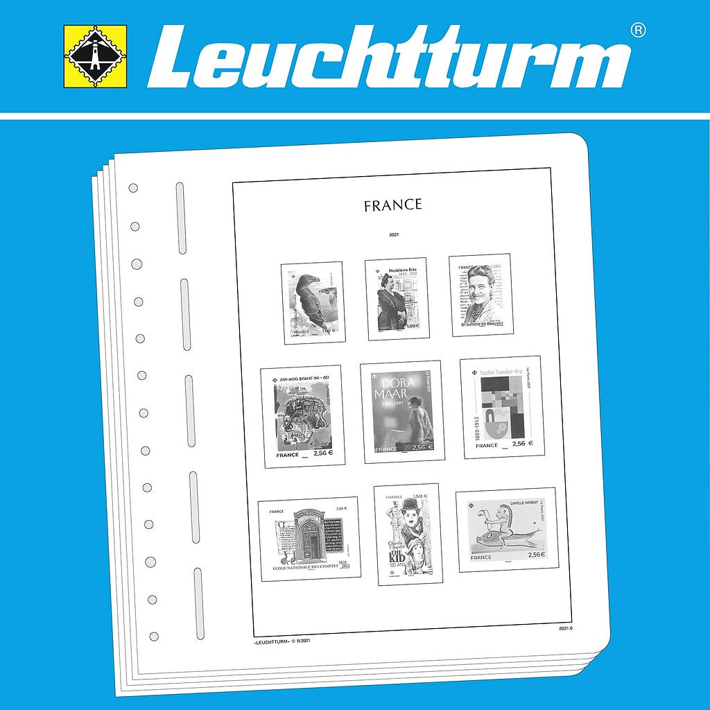 Leuchtturm feuilles complémentaires France 2021