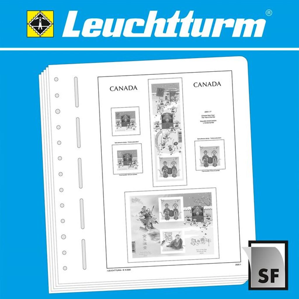 Leuchtturm feuilles complémentaires SF Canada 2019