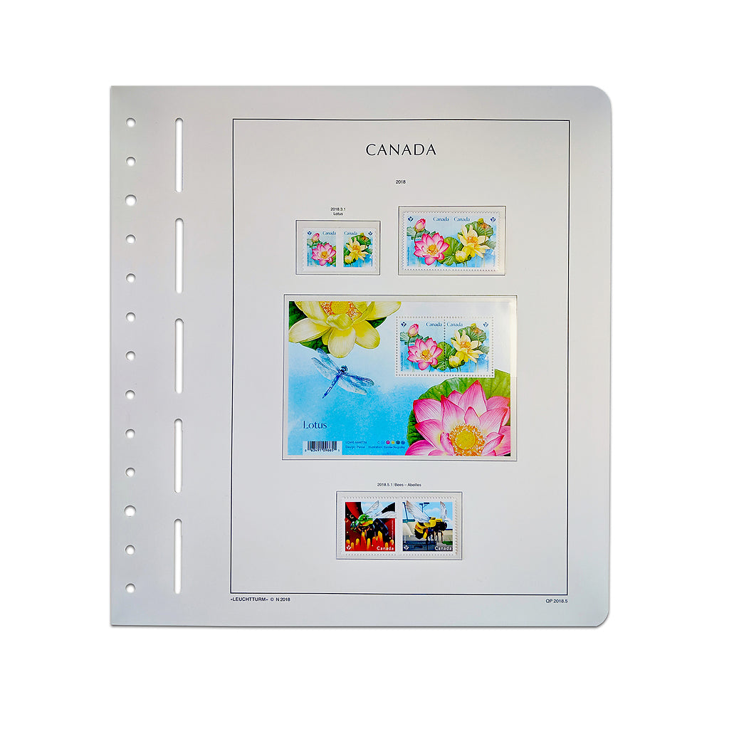 Leuchtturm feuilles complémentaires SF Canada Quarterly Packs "Christopher Plummer" 2021