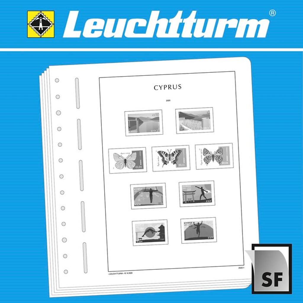 Leuchtturm feuilles complémentaires SF Chypre 2023
