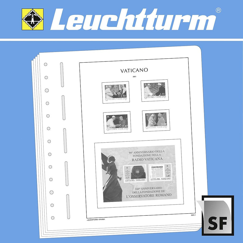 Leuchtturm feuilles complémentaires SF Cité du Vatican 2021