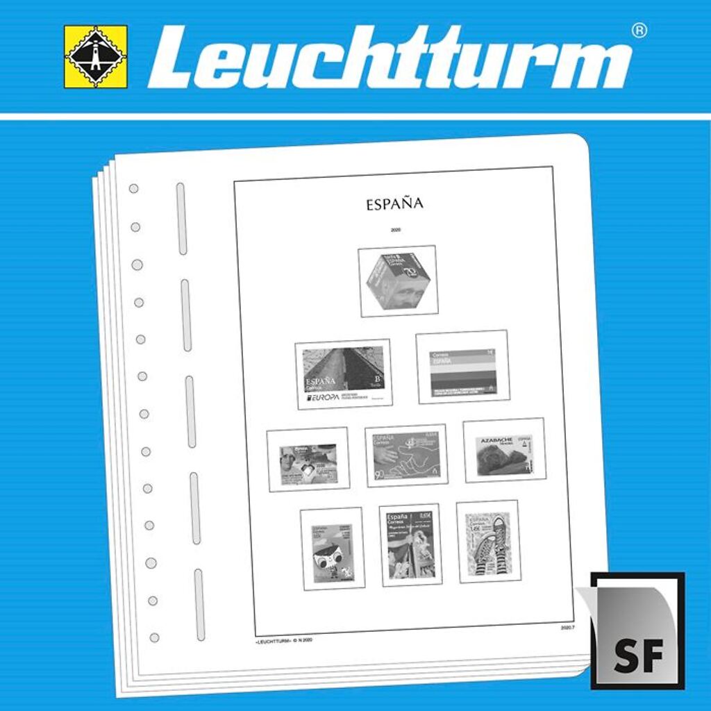 Leuchtturm feuilles complémentaires SF Espagne 2020