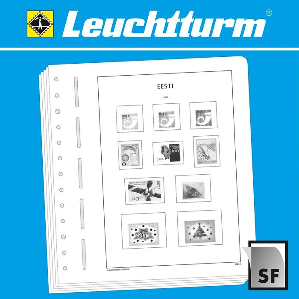 Leuchtturm feuilles complémentaires SF Estonie 2023