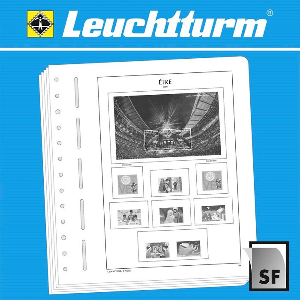 Leuchtturm feuilles complémentaires SF Irlande 2021