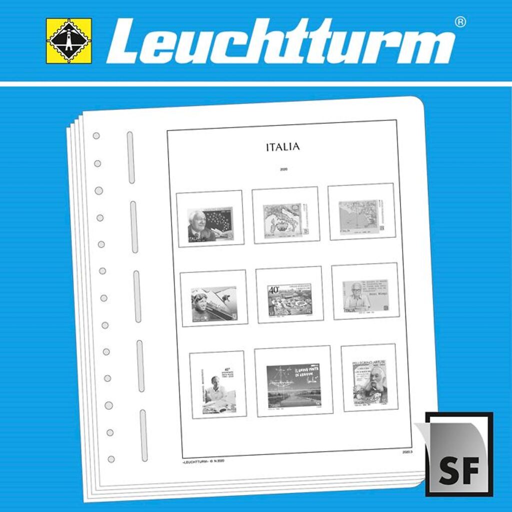 Leuchtturm feuilles complémentaires SF Italie 2021